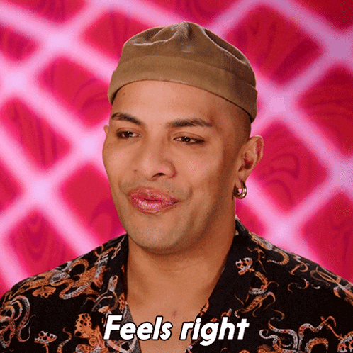 Man With Hat and Earrings Says Feels Right