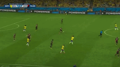 Man With Hat And Mustache Holding Soccer Trophy In Crowd GIF