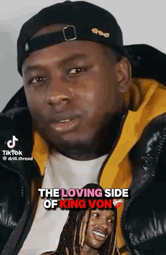 Man With Hat Jacket King Von Loving Side