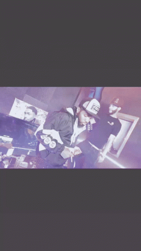 Man With Hat Saying EC GIF