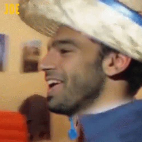 Man With Hat Saying Joe