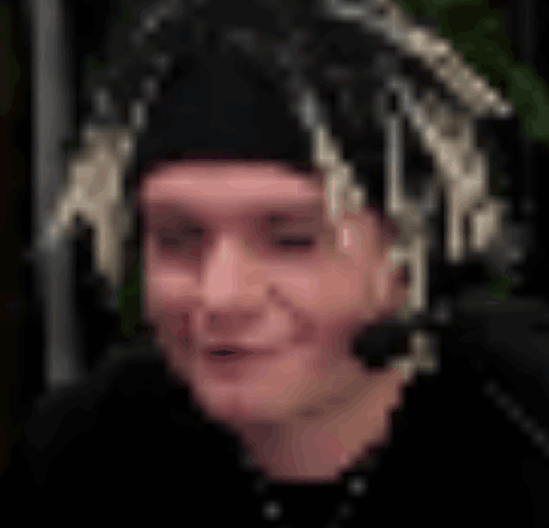 Man with Headband and Headphones