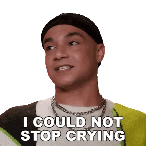 Man With Headband Necklace Says I Could Not Stop Crying