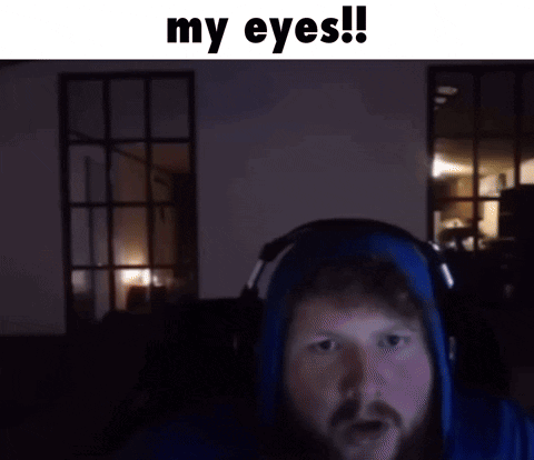 Man With Headphones and Blue Hoodie My Eyes
