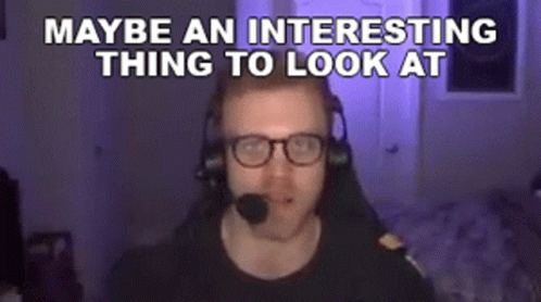 Man With Headphones And Glasses Maybe An Interesting Thing