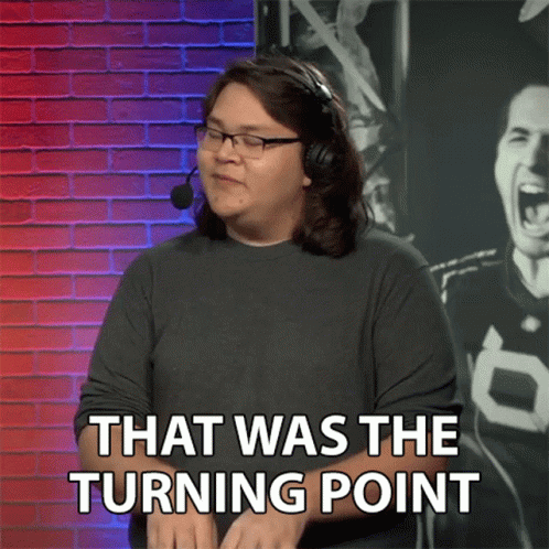 Man With Headphones And Glasses Says That Was The Turning Point GIF