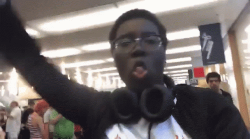 Man with Headphones and Glasses
