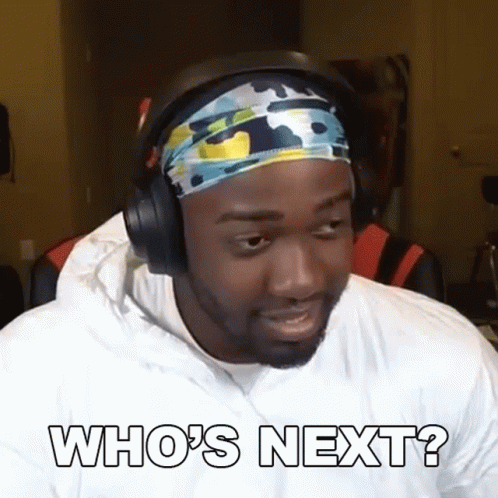 Man With Headphones And Headband Who's Next GIF