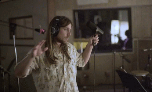 Man With Headphones And Microphone GIF
