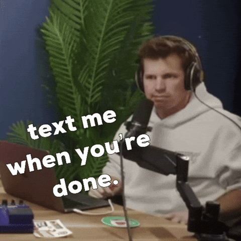 Man with Headphones at Microphone