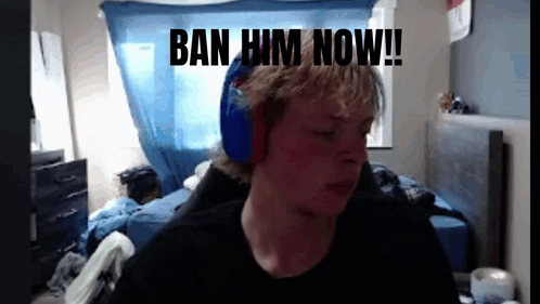 Man With Headphones Ban Him Now