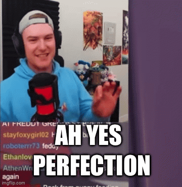 Man With Headphones In Front Of Microphone Ah Yes Perfection GIF