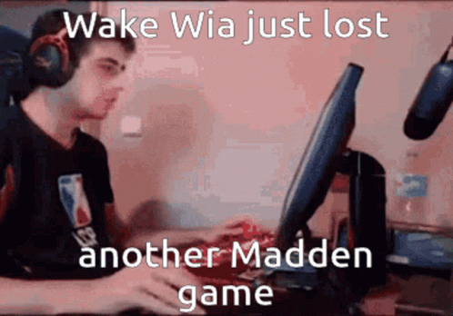 Man With Headphones Lost Another Madden Game Wake Wia