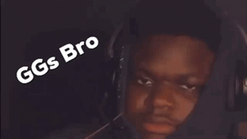 Man With Headphones Saying Ggs Bro