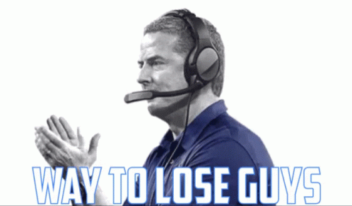 Man With Headphones Saying Way to Lose Guys