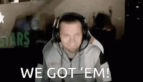 Man With Headphones Saying We Got 'Em GIF