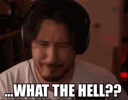 Man With Headphones Saying What The Hell GIF