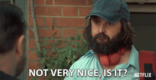 Man With Headphones Says Not Very Nice Is It Netflix