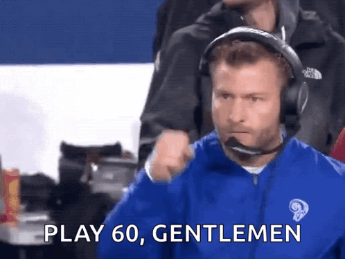 Man With Headphones Says Play 60 Gentlemen