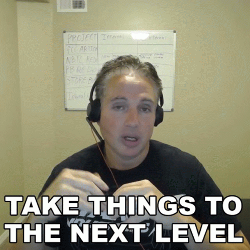Man With Headphones Take Things to Next Level