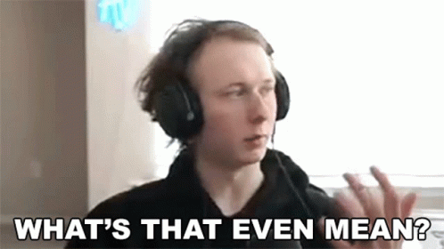 Man With Headphones What's That Even Mean