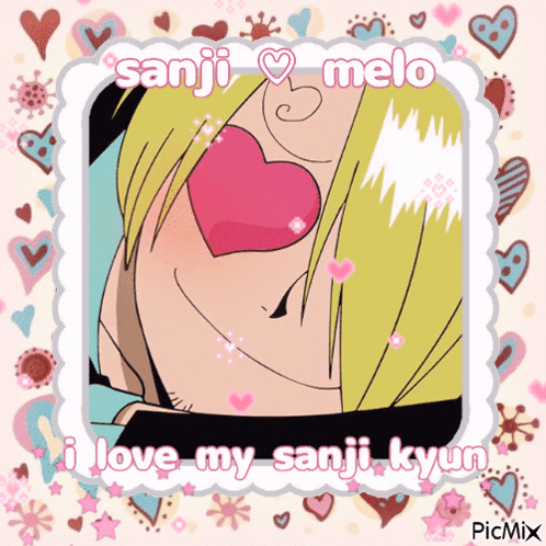 Man With Heart In Mouth I Love My Sanji Kyun GIF