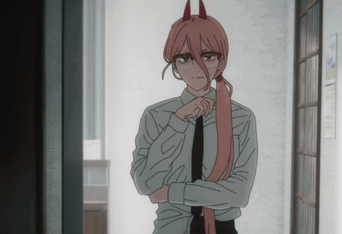 Man With Horns in Hallway