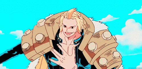 Man With Huge Armor On Back GIF