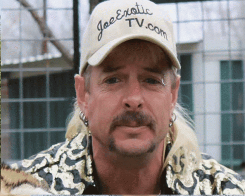 Man With Joe Exotic TV.com Hat