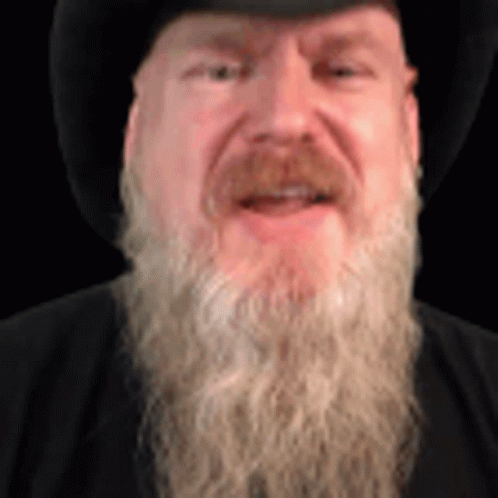 Man with Long Beard and Hat