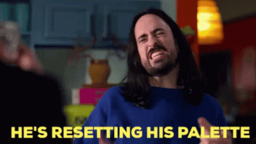 Man With Long Hair and Beard Says He's Resetting His Palette