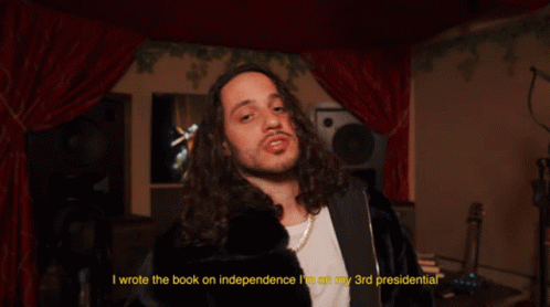 Man With Long Hair And Beard Says It'S Essential To Shut Up That'S What Yall Think Right GIF