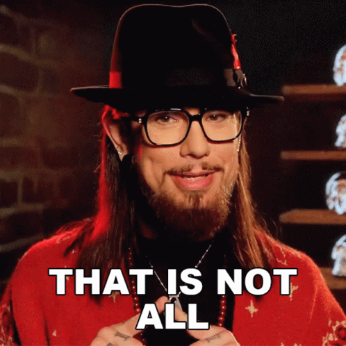 Man With Long Hair And Glasses Says That Is Not All GIF