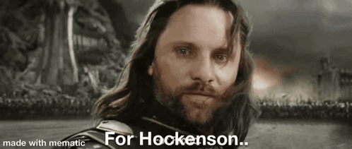 Man With Long Hair Beard Says For Hockenson