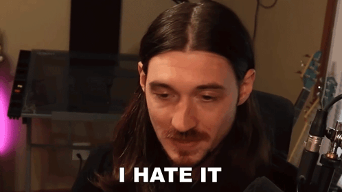 Man With Long Hair Says I Hate It