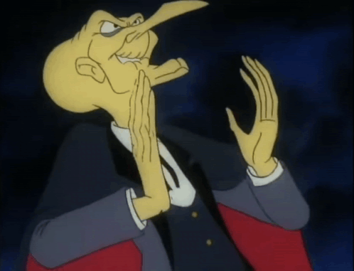 Man With Long Nose Making Funny Face