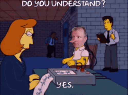 Man With Long Nose Saying Do You Understand