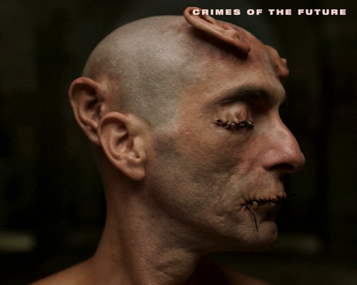 Man With Many Ears Crimes Of The Future GIF