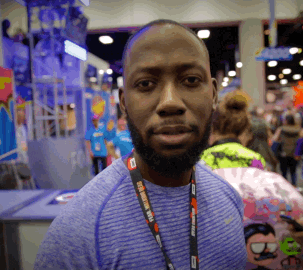 Man With Marathon Lanyard