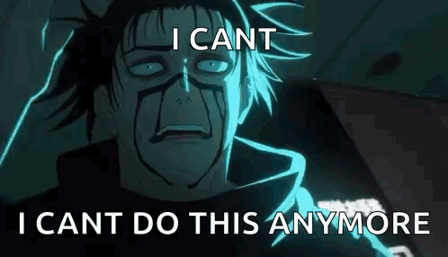 Man With Mask Saying I Can't Do This Anymore GIF