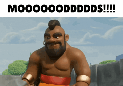 Man With Mohawk and Beard by Moooodddddds!!!