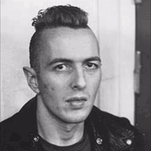 Man with Mohawk in Black and White