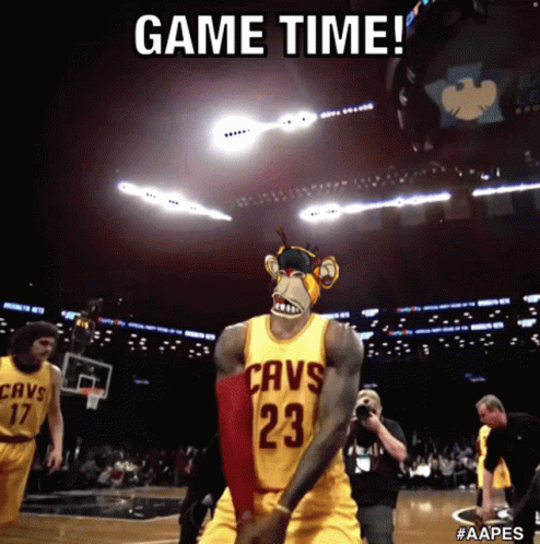 Man With Monkey Face Game Time GIF