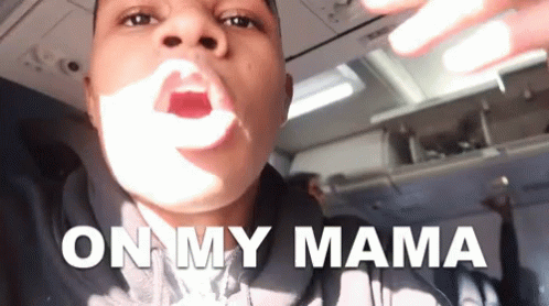 Man With Mouth Open On My Mama