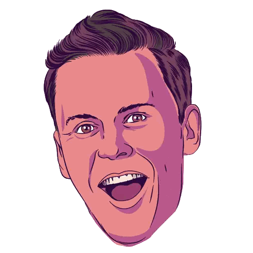 Man with Mouth Open