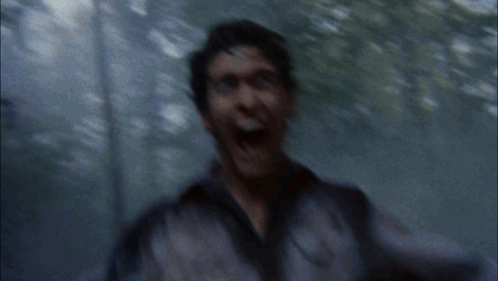 Man with Mouth Wide Open