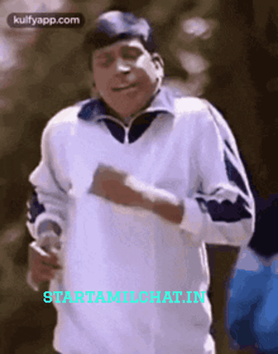 Man With Mustache And Crown Says Tamilchatroom.in GIF