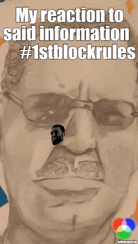 Man With Mustache And Glasses Reaction GIF