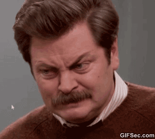 Man With Mustache In Dark Shirt GIF
