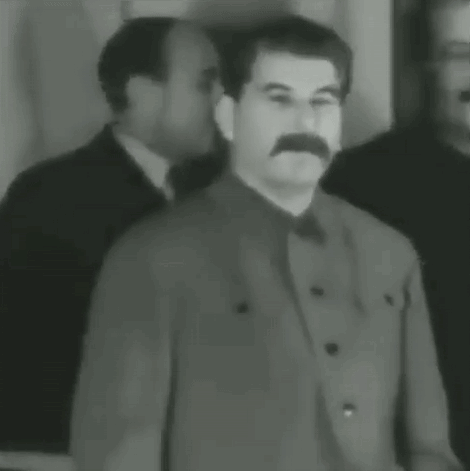 Man With Mustache In Suit GIF